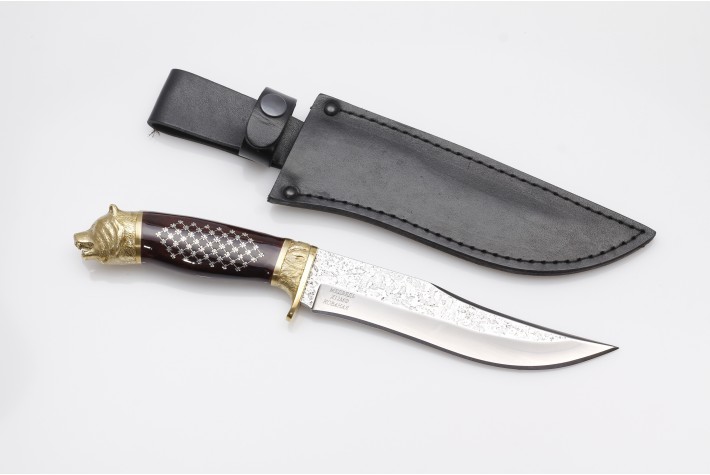 Нож Медведь Х12МФ унцукульская насечка 