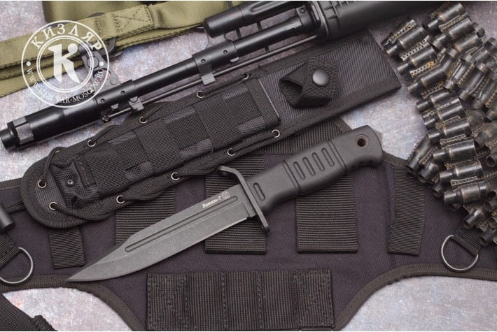 Нож Витязь Т MOLLE черный 
