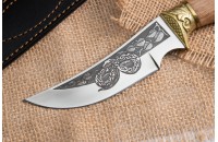 Нож Гюрза-2 латунь 