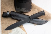 Нож Егерский черный эластрон 