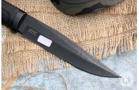 Нож Енисей-2 AUS-8 стоунвош черный эластрон 
