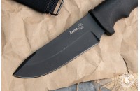 Нож Енот - Х12МФ/черный/эластрон 
