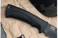 Нож Енот - Х12МФ/черный/эластрон 