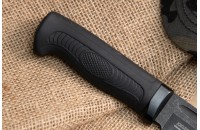 Нож Колыма-1 AUS-8 стоунвош черный эластрон 