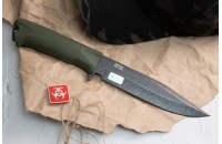 Нож Милитари AUS-8 эластрон олива 