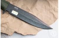 Нож Милитари AUS-8 эластрон олива 