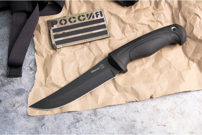 Нож Минога чёрный 