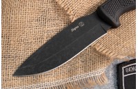 Нож Нерка AUS-8 стоунвош черный эластрон 