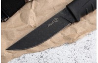 Нож Норд AUS-8 стоунвош черный эластрон 