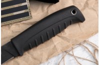 Нож Норд AUS-8 стоунвош черный эластрон 