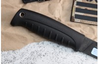 Нож Норд AUS-8 стоунвош черный эластрон 