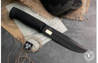 Нож Печора-2 - черный/эластрон 