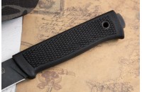 Нож Руз AUS-8 стоунвош черный эластрон 