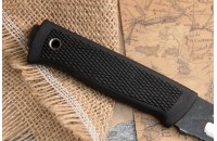 Нож Сова - серрейтор черный AUS 8 