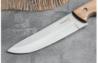 Нож Степной AUS-8 дерево 