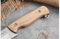 Нож Степной AUS-8 дерево 