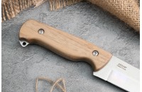 Нож Степной AUS-8 дерево 