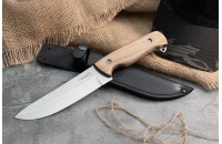 Нож Степной AUS-8 дерево 