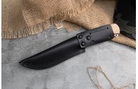 Нож Степной AUS-8 дерево 