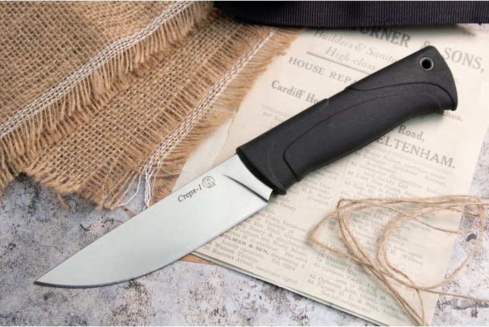 Нож Стерх-1 эластрон полированный 