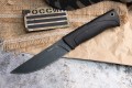 Нож Стерх-1  AUS-8 стоунвош черный эластрон 