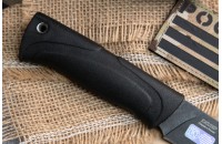 Нож Стерх-1 AUS-8 стоунвош черный эластрон 