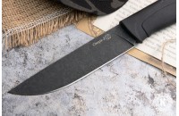Нож Стерх-2 AUS-8 стоунвош черный эластрон 