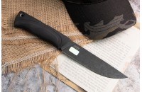 Нож Стерх-2 AUS-8 стоунвош черный эластрон 