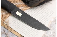 Нож Стерх-2 AUS-8 стоунвош черный эластрон 