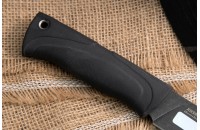 Нож Стерх-2 AUS-8 стоунвош черный эластрон 