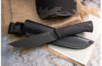 Нож Стерх-2 AUS-8 стоунвош черный эластрон 