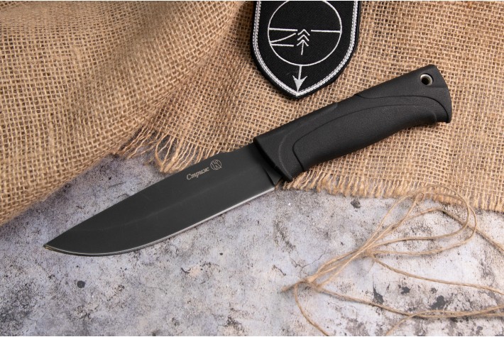 Нож Стриж Х12МФ/черный//эластрон 