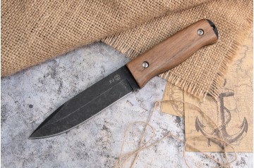 Нож Т-1 черный/орех