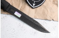 Нож Таран AUS-8 стоунвош черный эластрон 