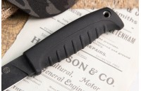 Нож Финский Сталь Х12МФ Черный 