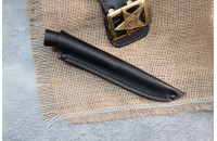 Нож Кавказский AUS-8 граб латунь 