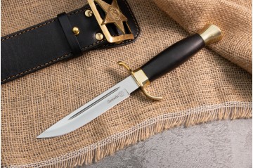 Нож Легенда AUS-8 граб латунь
