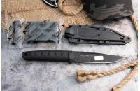 Нож Марс (MARS) AUS-8 стоунвош черный 