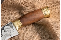 Нож Глухарь латунь 