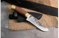 Нож Глухарь латунь 