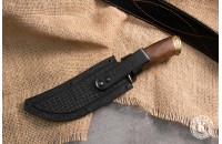 Нож Рыбак-2 AUS-8 художественно-оформленный латунь 