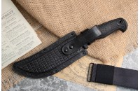 Нож Рыбак-2 AUS-8 эластрон стоунвош черный 