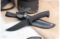 Нож Ш-4 Z160CDV18 стоунвош черный эластрон 