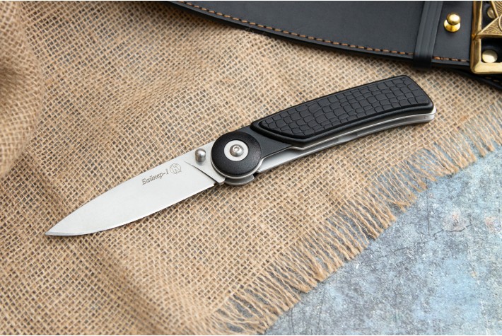 Нож НСК Байкер-1 AUS-8 пластик (эластрон) 