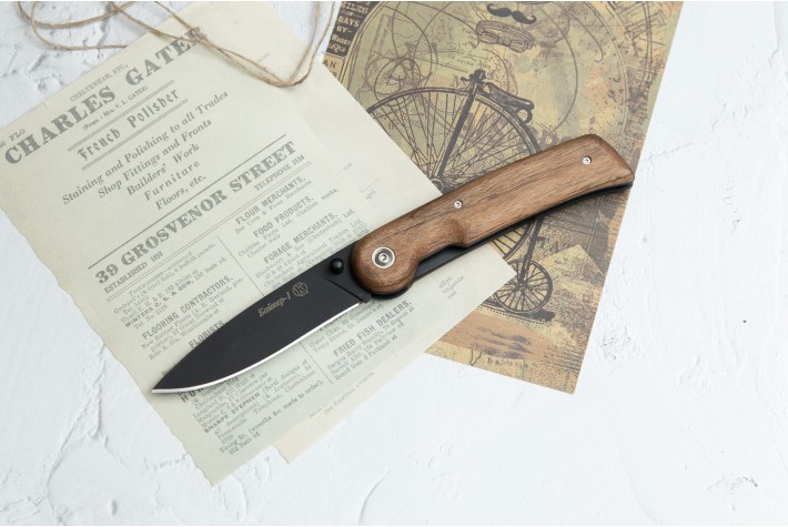 Нож НСК Байкер-1 ШХ15 дерево 