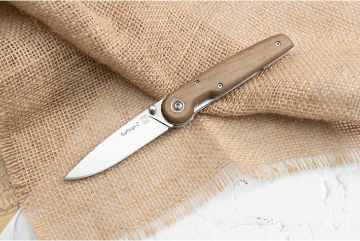 Нож НСК Байкер-2 AUS-8 дерево 