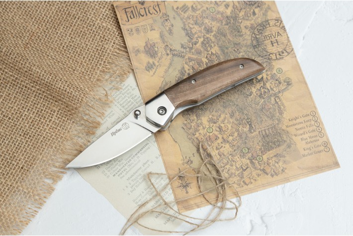 Нож складной Ирбис стальная притина 