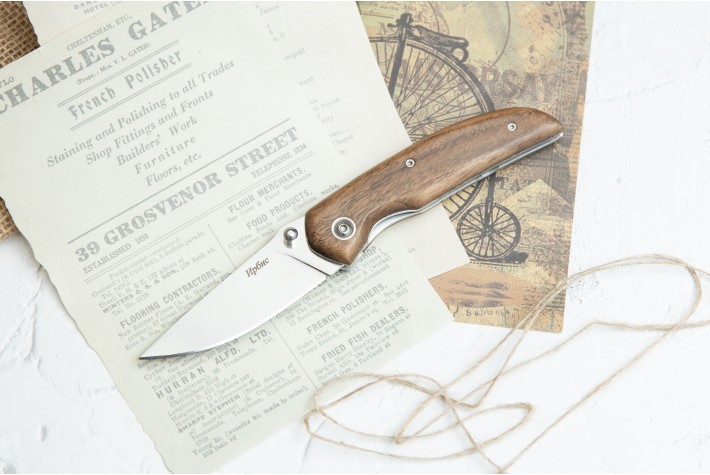 Нож НСК Ирбис AUS-8 дерево 