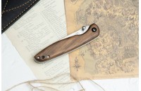 Нож складной Куница рукоять дерево 