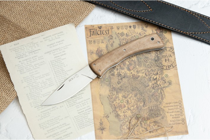 Нож складной НСК-3 рукоять дерево 